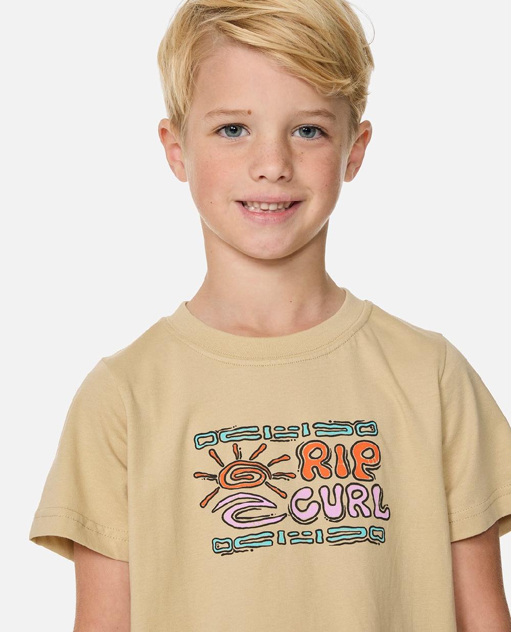 Rip Curl Cosmic Surfing Logo Tee - Kids