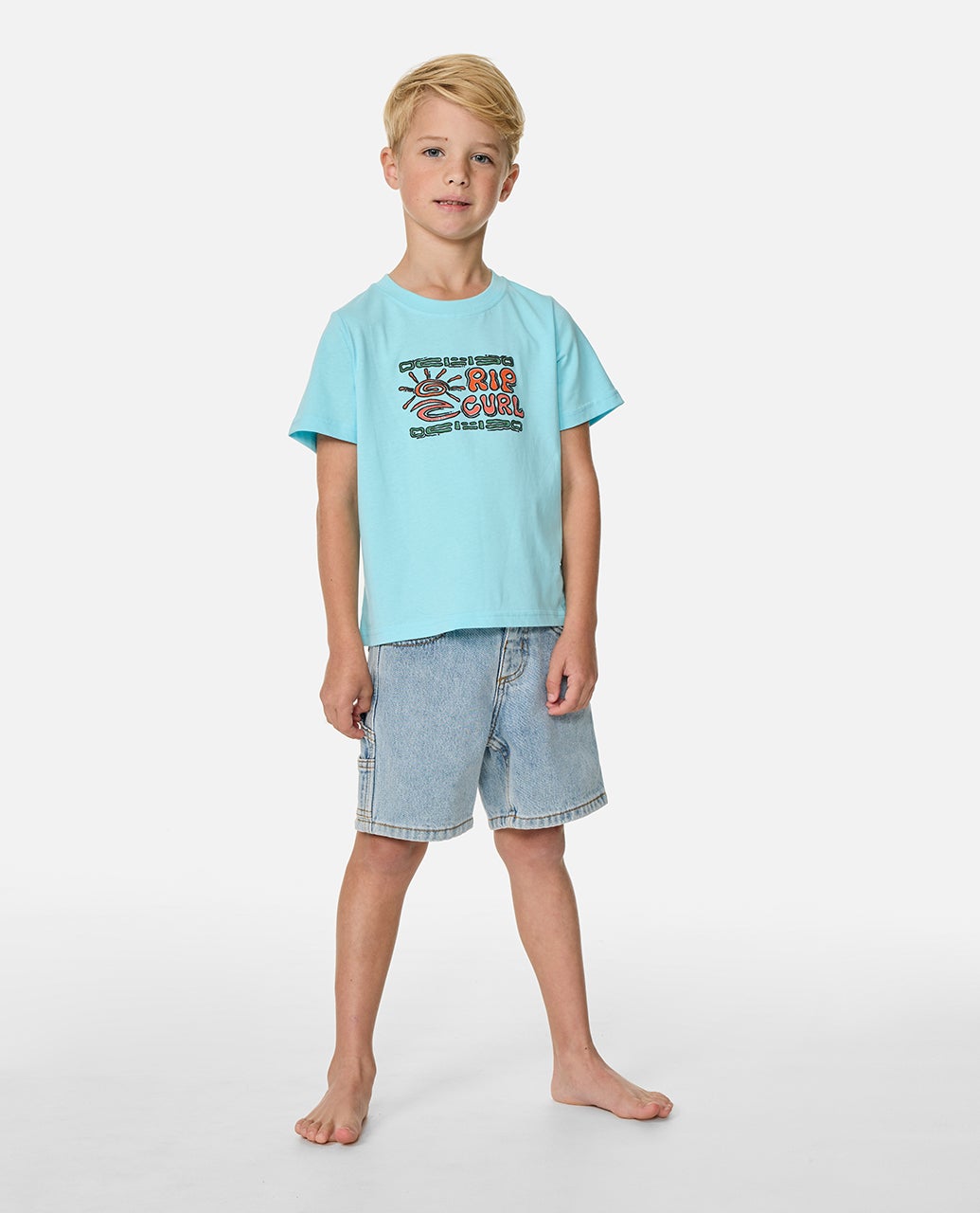 Rip Curl Cosmic Surfing Logo Tee - Kids