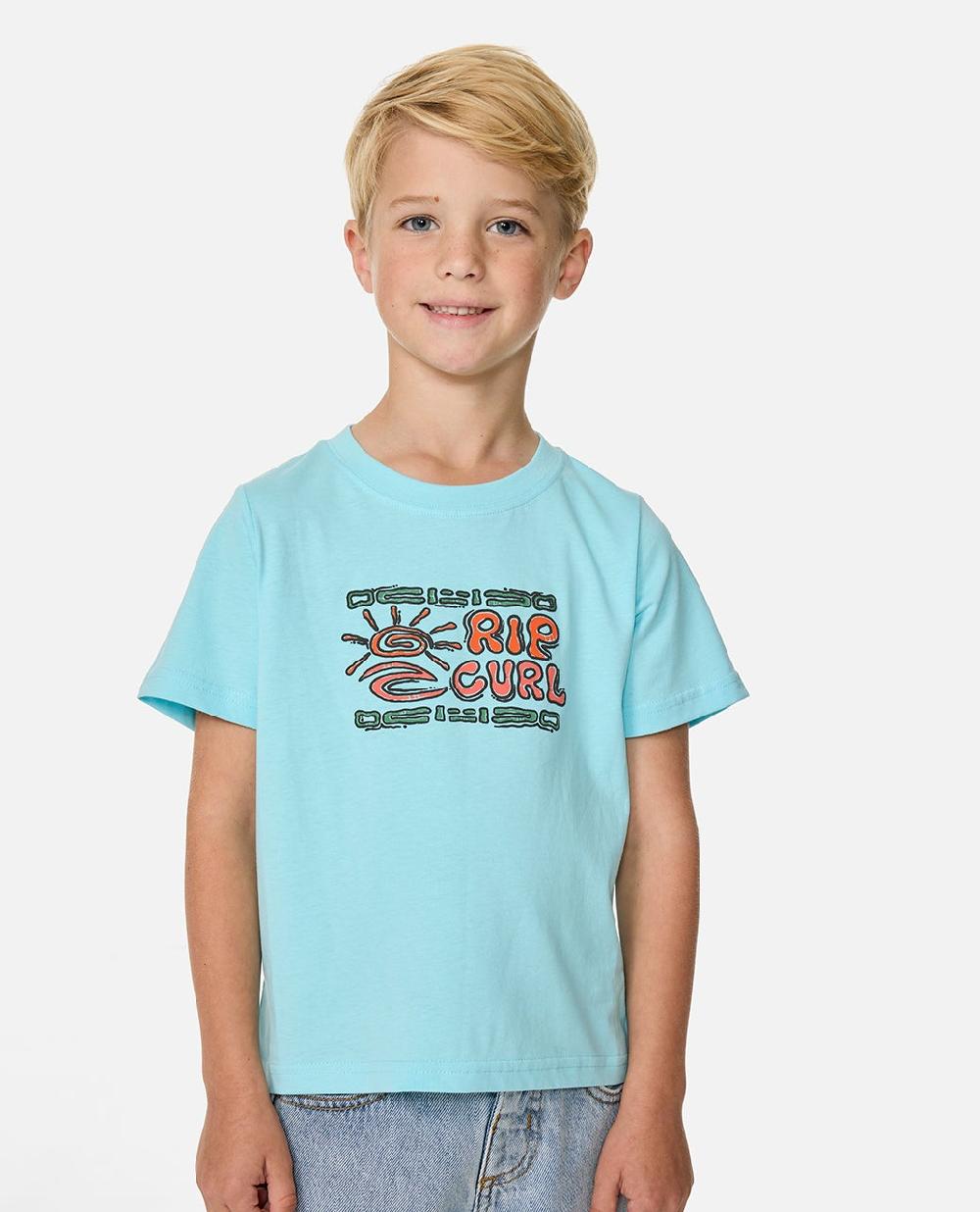 rip curl Cosmic Surfing Logo Tee - Kids
