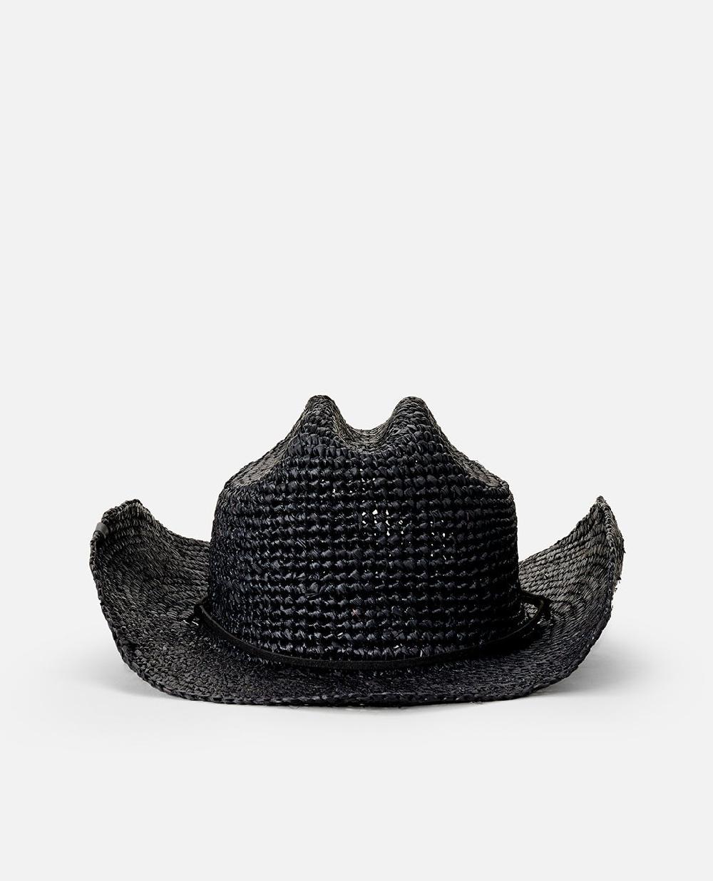 Rip Curl Crushable Straw Cowgirl Hat