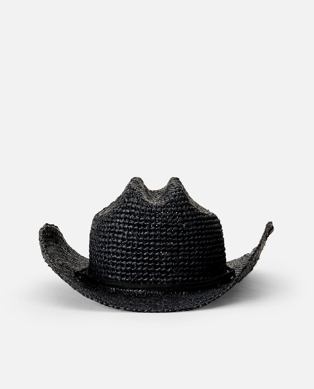 Rip Curl Crushable Straw Cowgirl Hat