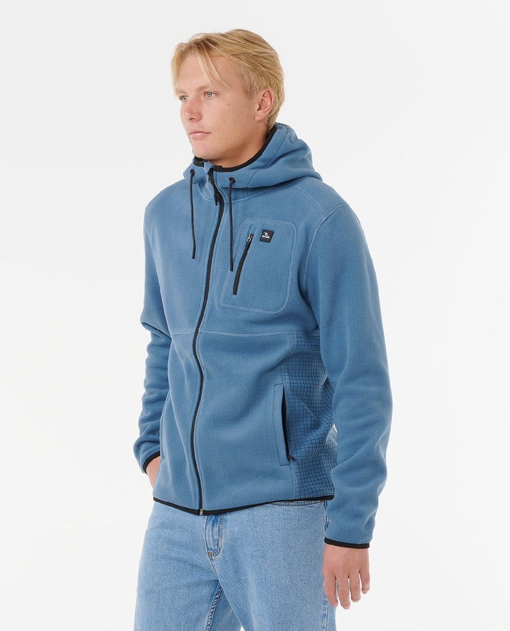 Rip Curl Departed Polar Fleece Zip Through Jacket