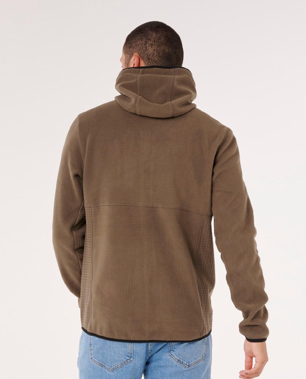 Rip Curl Departed Polar Fleece Zip Through Jacket