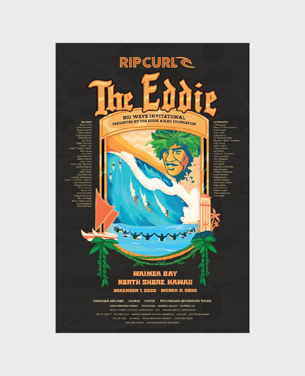 rip curl Eddie Would Go '25 Poster