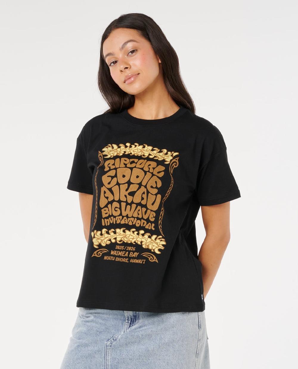 Rip Curl Eddie Would Go Lei Lei Relaxed Tee