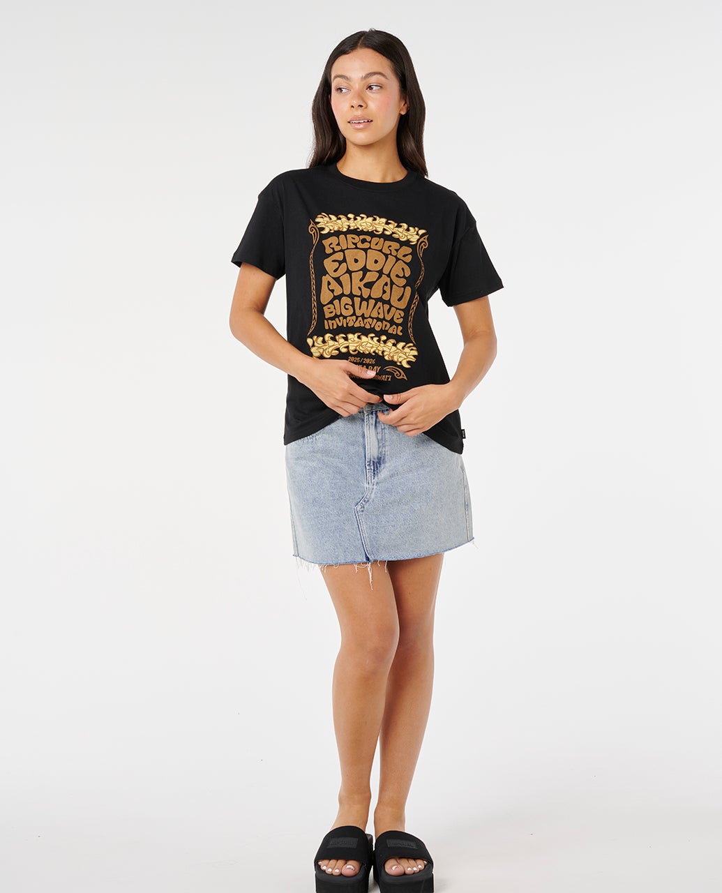 Rip Curl Eddie Would Go Lei Lei Relaxed Tee