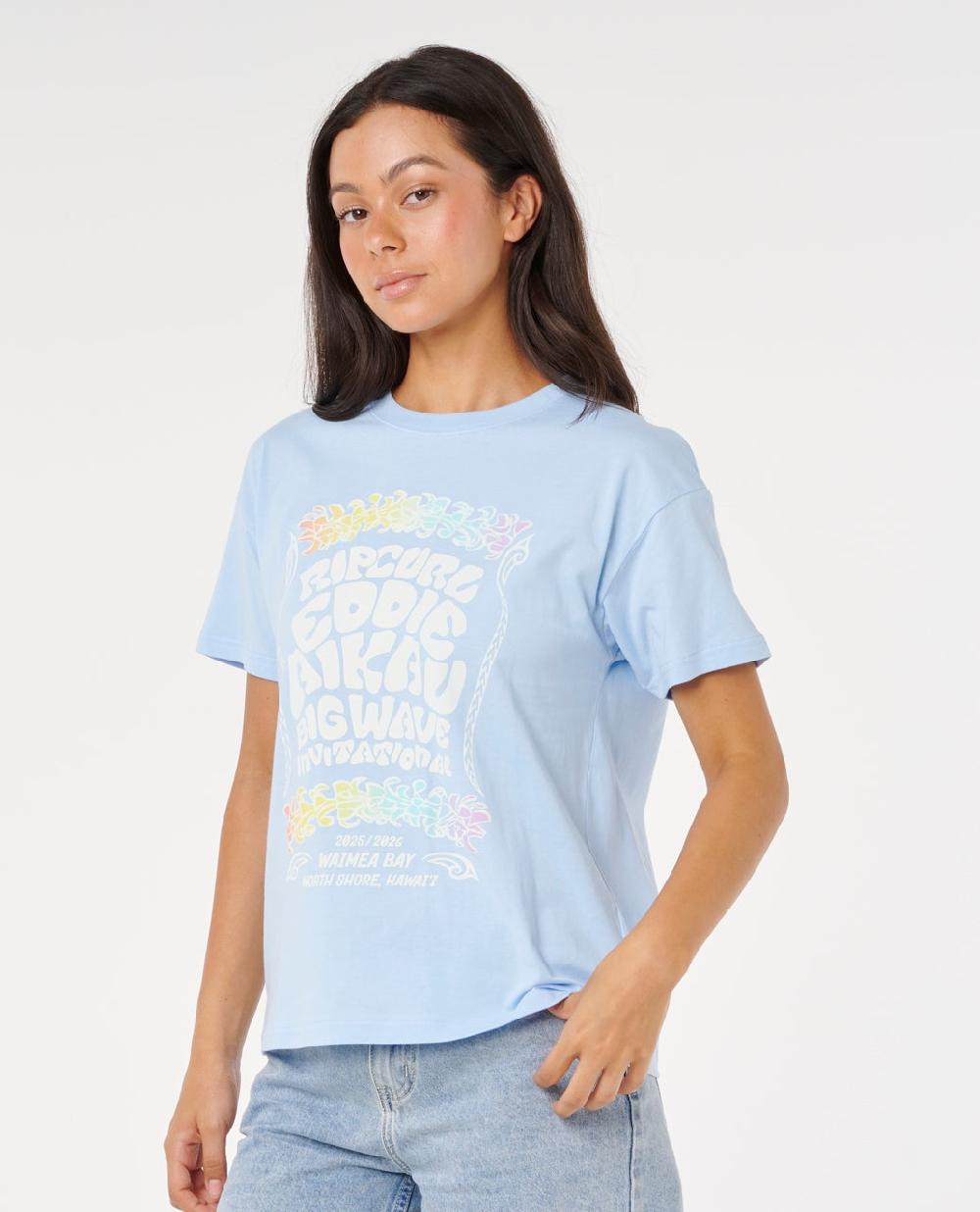 Rip Curl Eddie Would Go Lei Lei Relaxed Tee
