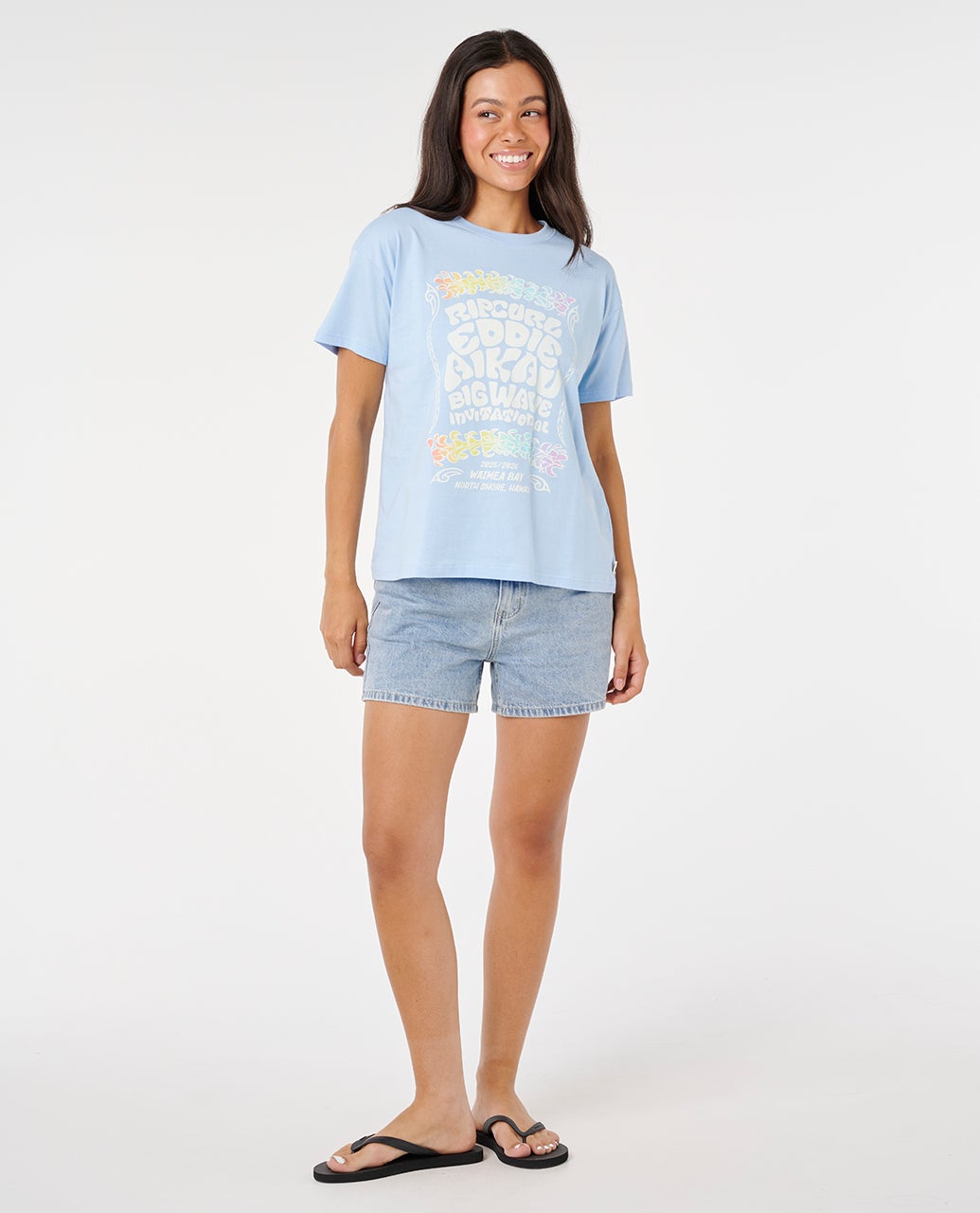 Rip Curl Eddie Would Go Lei Lei Relaxed Tee