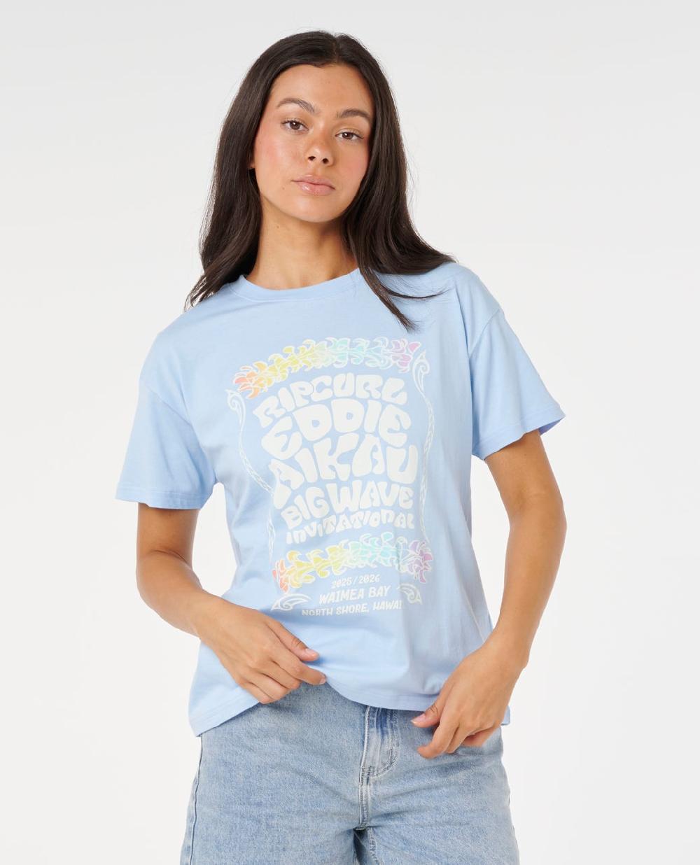 rip curl Eddie Would Go Lei Lei Relaxed Tee