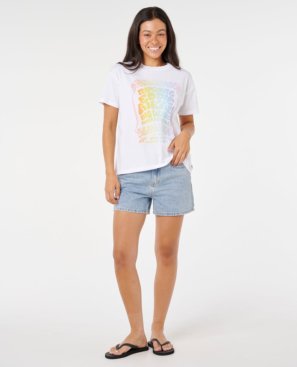 Rip Curl Eddie Would Go Lei Lei Relaxed Tee