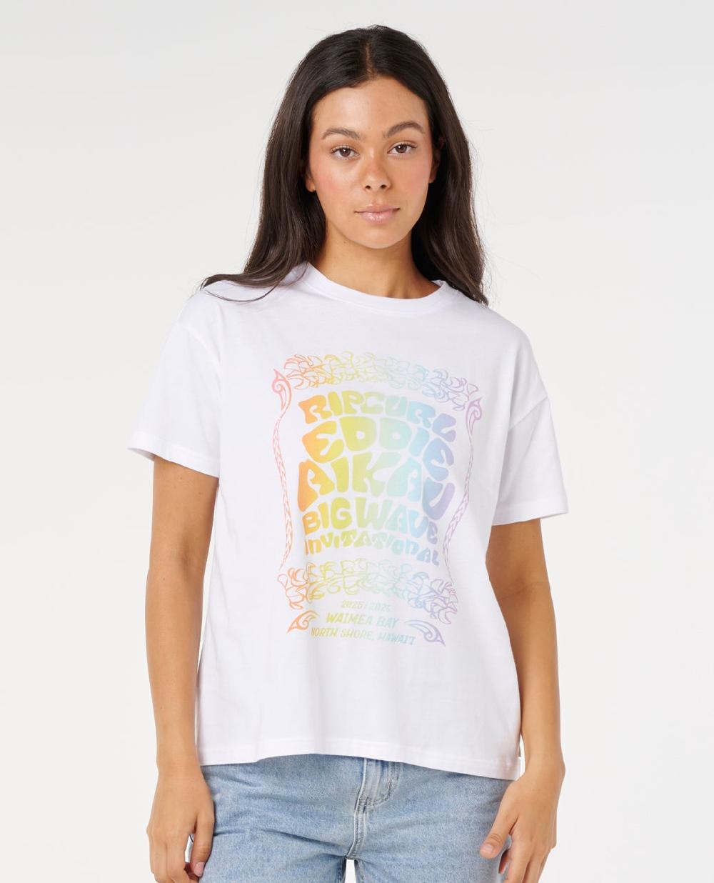 rip curl Eddie Would Go Lei Lei Relaxed Tee