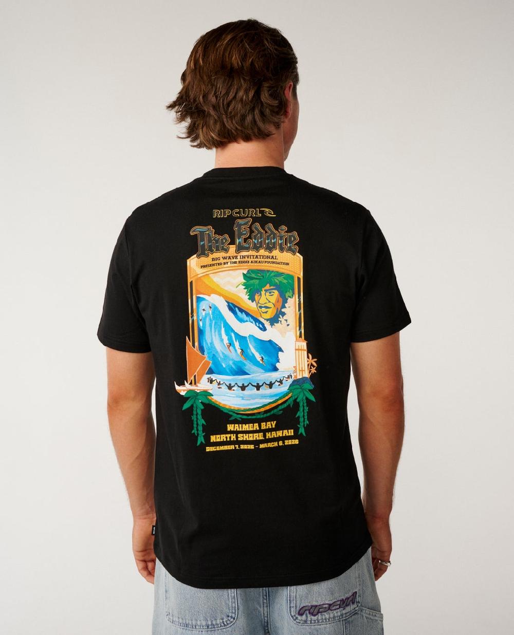 rip Curl Eddie Would Go Poster Art Tee