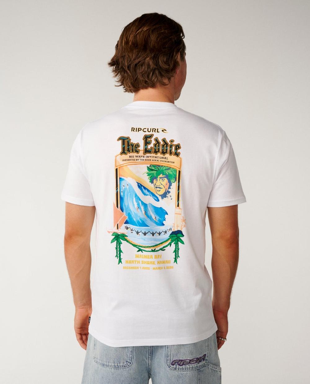 Rip Curl Eddie Would Go Poster Art Tee