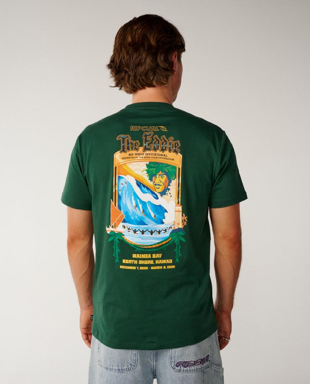 Rip Curl Eddie Would Go Poster Art Tee