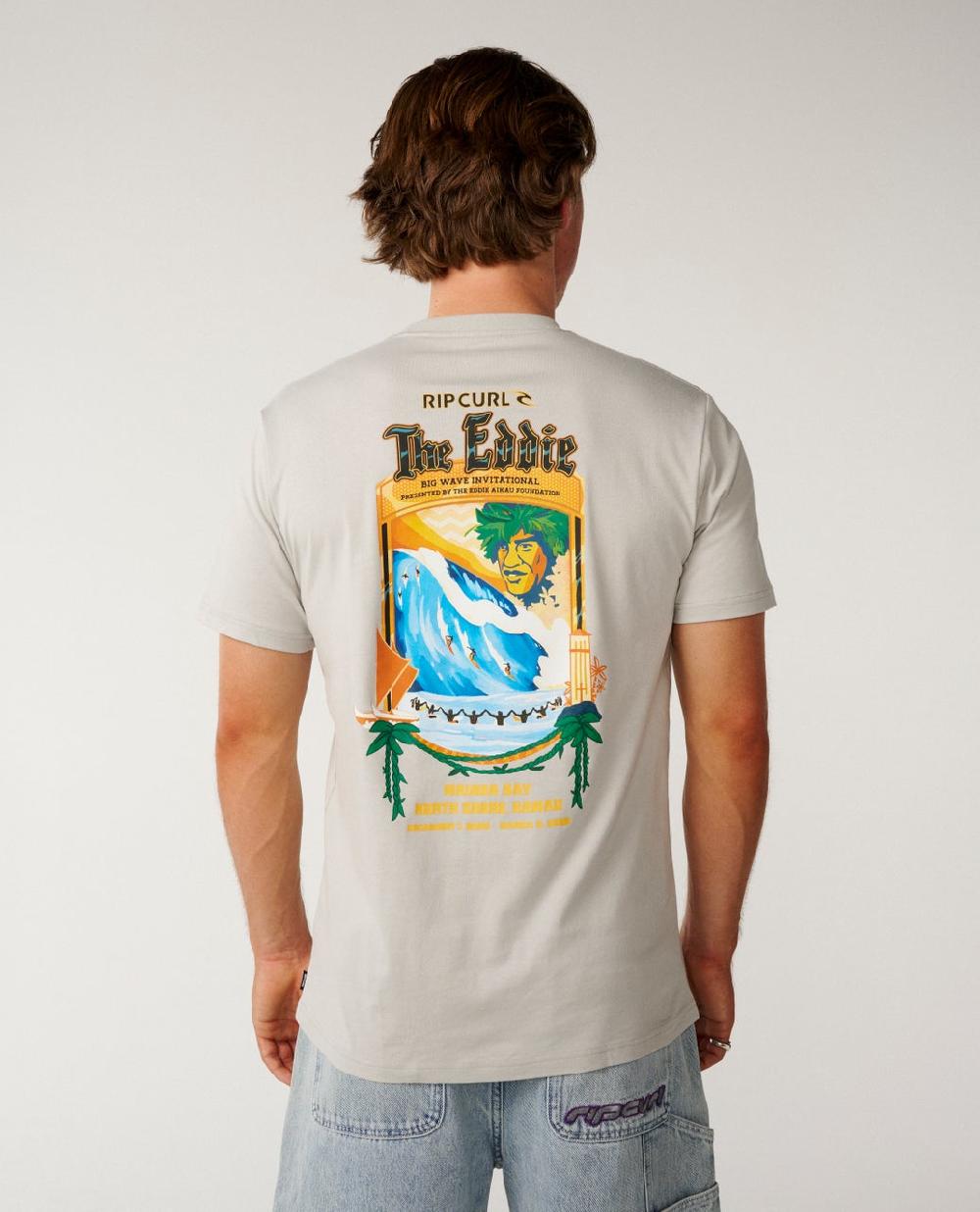 Rip Curl Eddie Would Go Poster Art Tee