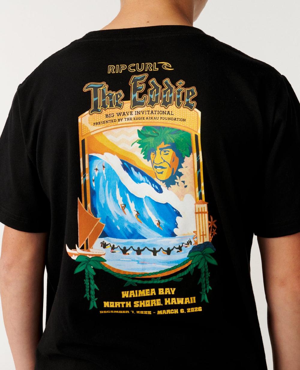 Rip Curl Eddie Would Go Poster Art Tee - Kids