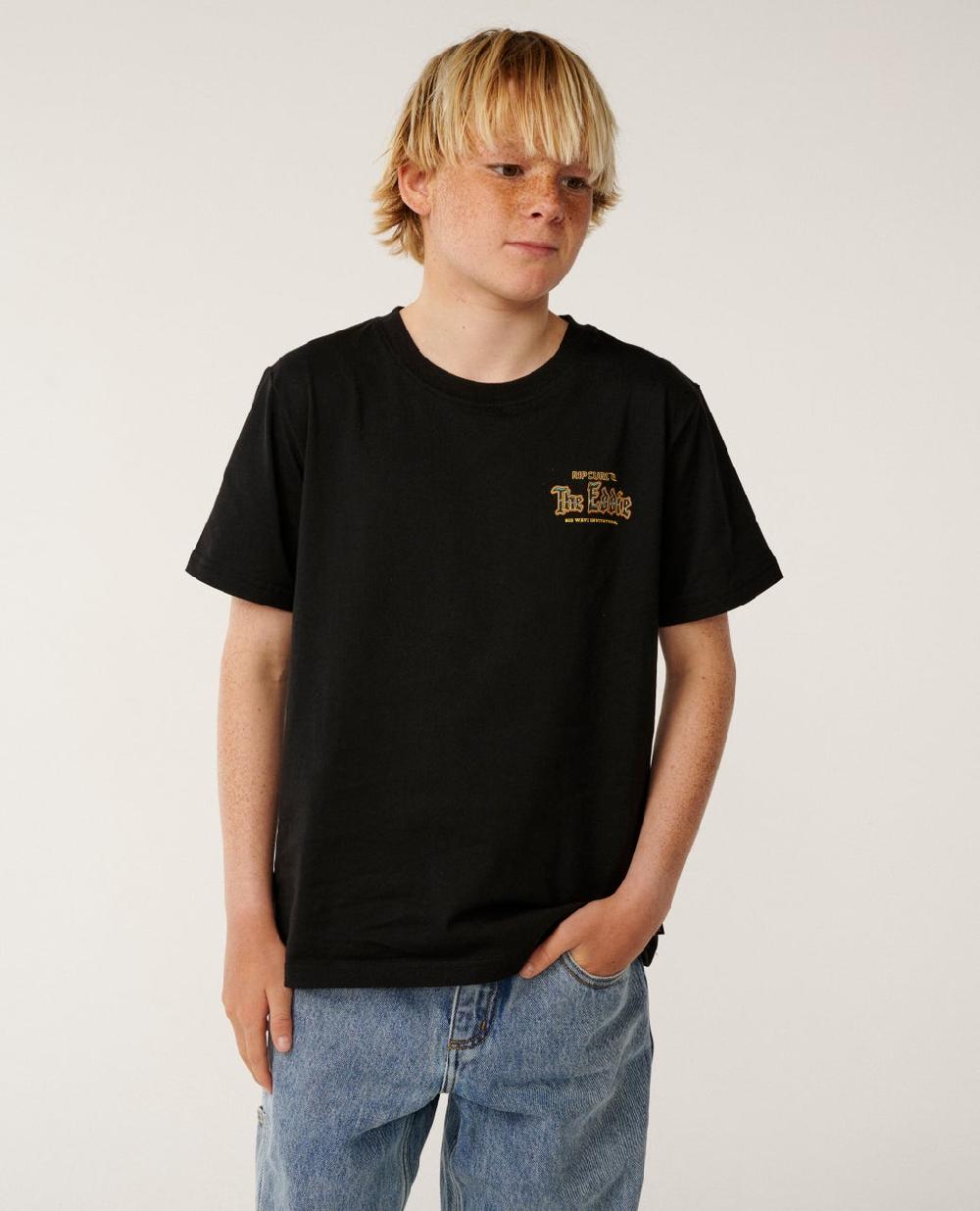 rip curl Eddie Would Go Poster Art Tee - Kids