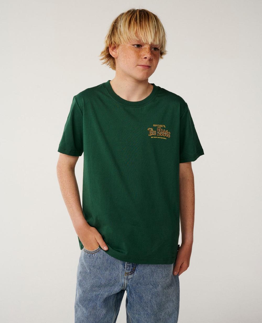 rip curl Eddie Would Go Poster Art Tee - Kids