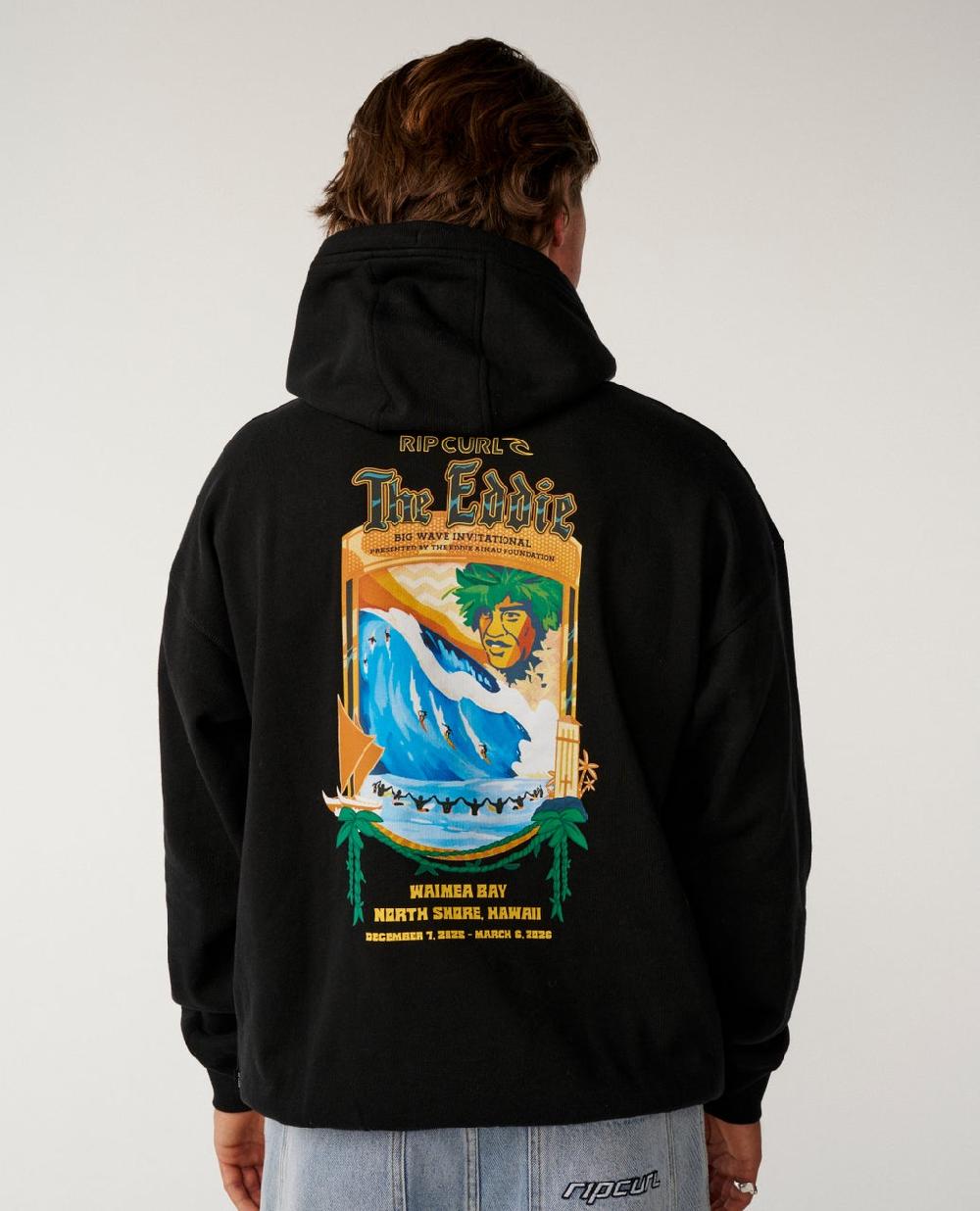 Rip Curl Eddie Would Go Poster Hood