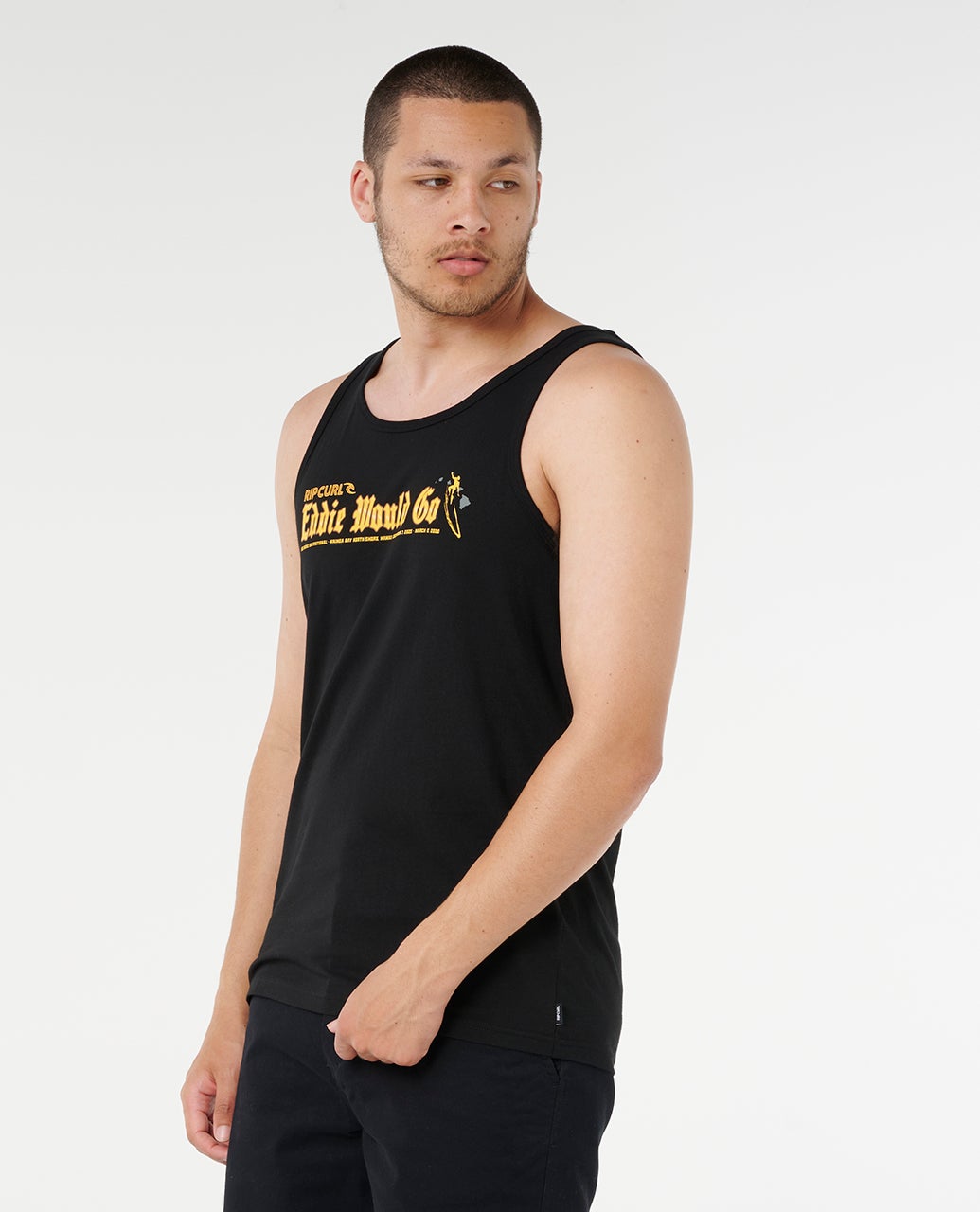 Rip Curl Eddie Would Go Sticker Tank