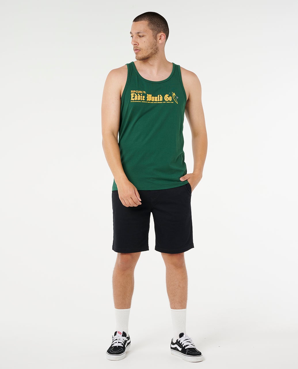 Rip Curl Eddie Would Go Sticker Tank