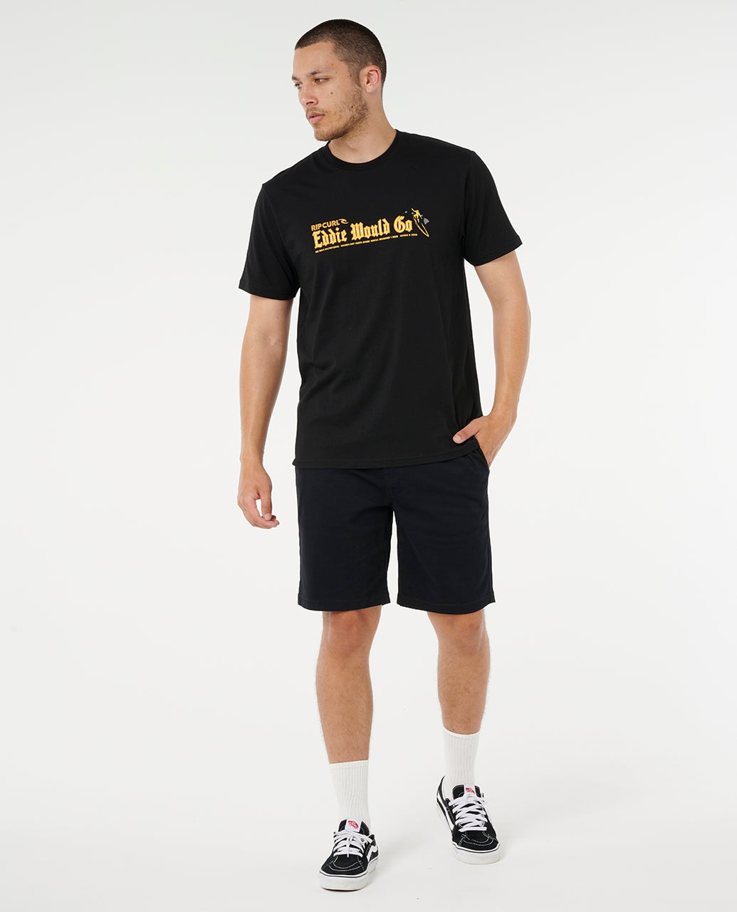 Rip Curl Eddie Would Go Sticker Tee