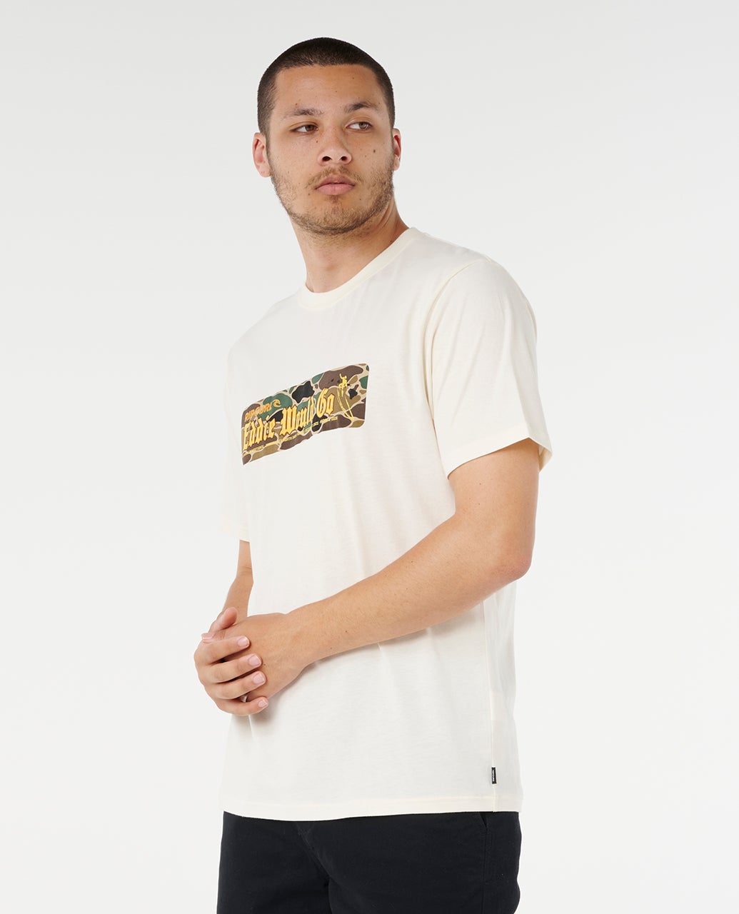 Rip Curl Eddie Would Go Sticker Tee