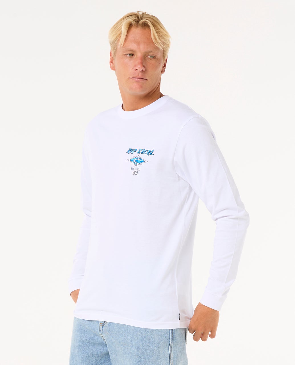 Rip Curl Fade Out Icon Long Sleeve Tee
