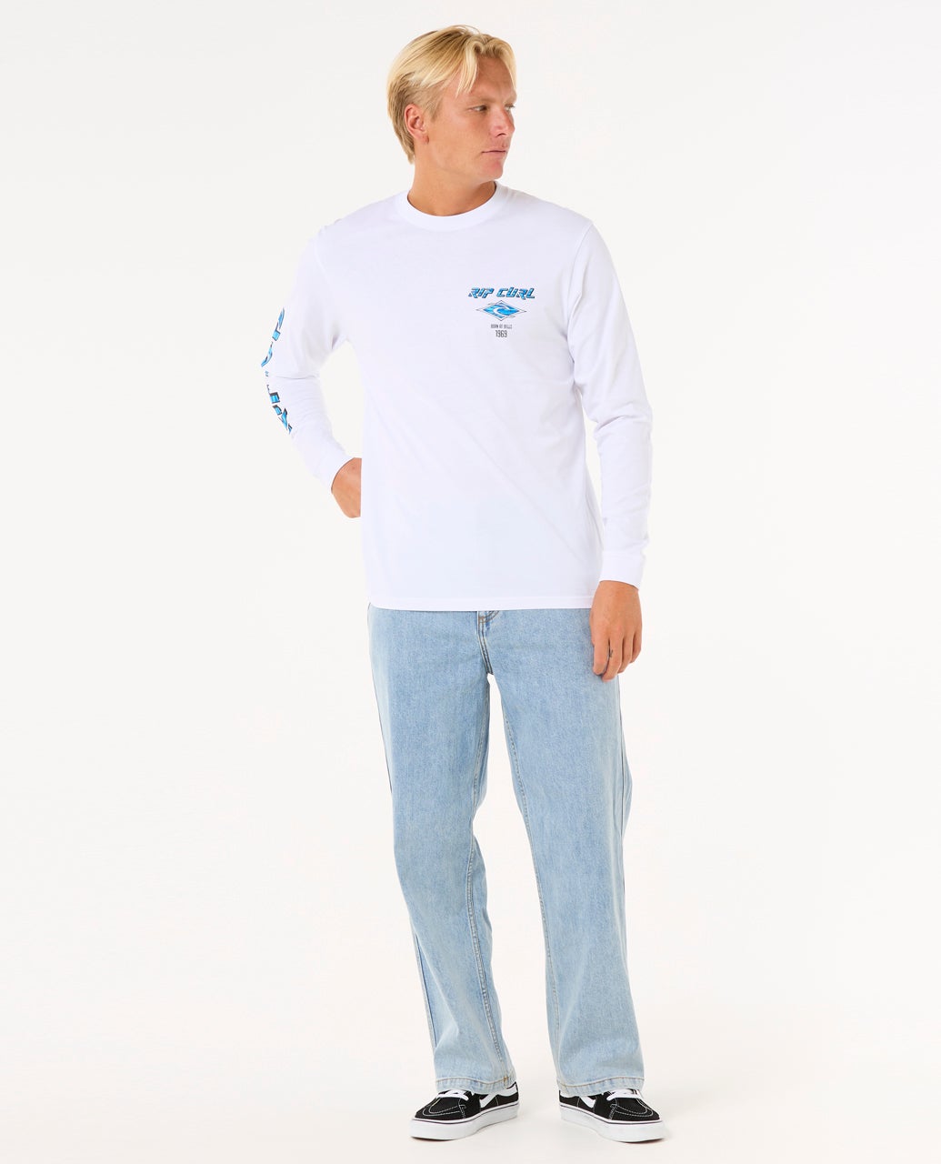 Rip Curl Fade Out Icon Long Sleeve Tee