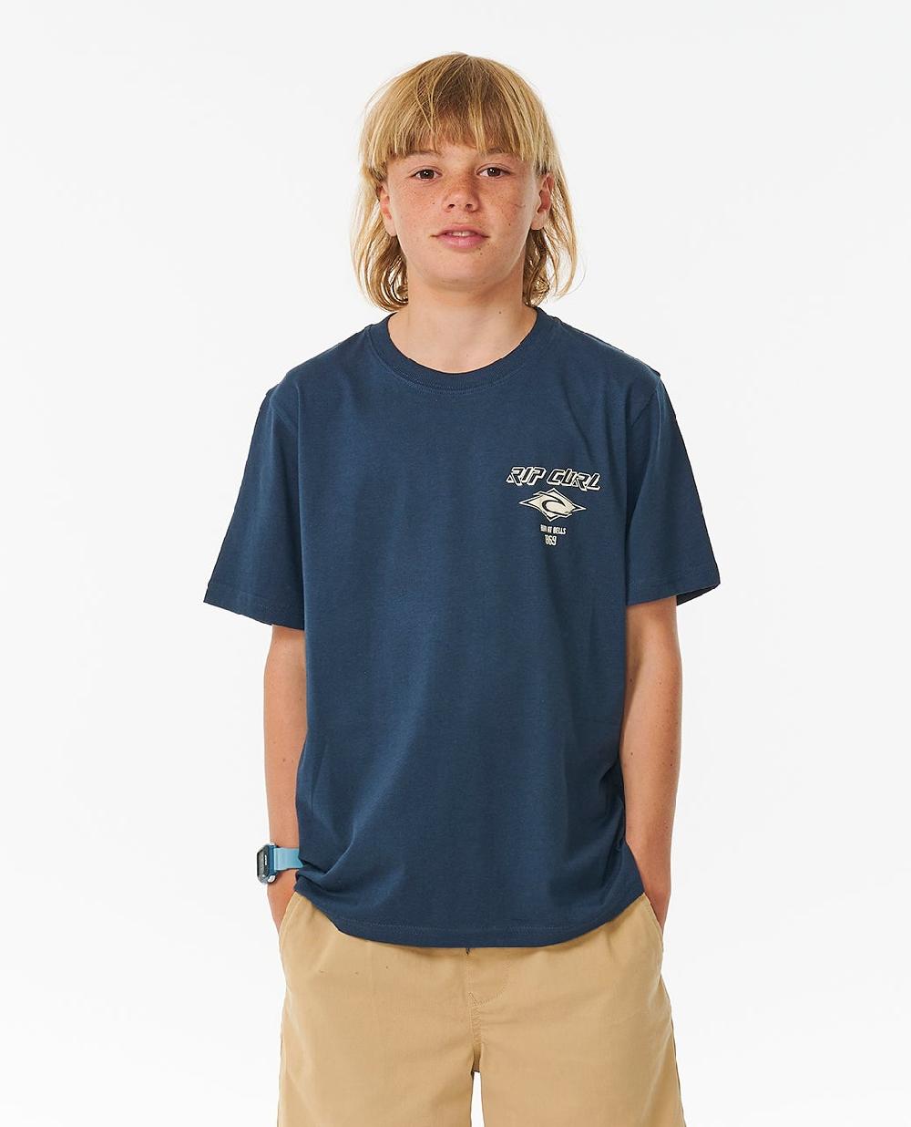 rip curl Fadeout Icon Tee - Kids