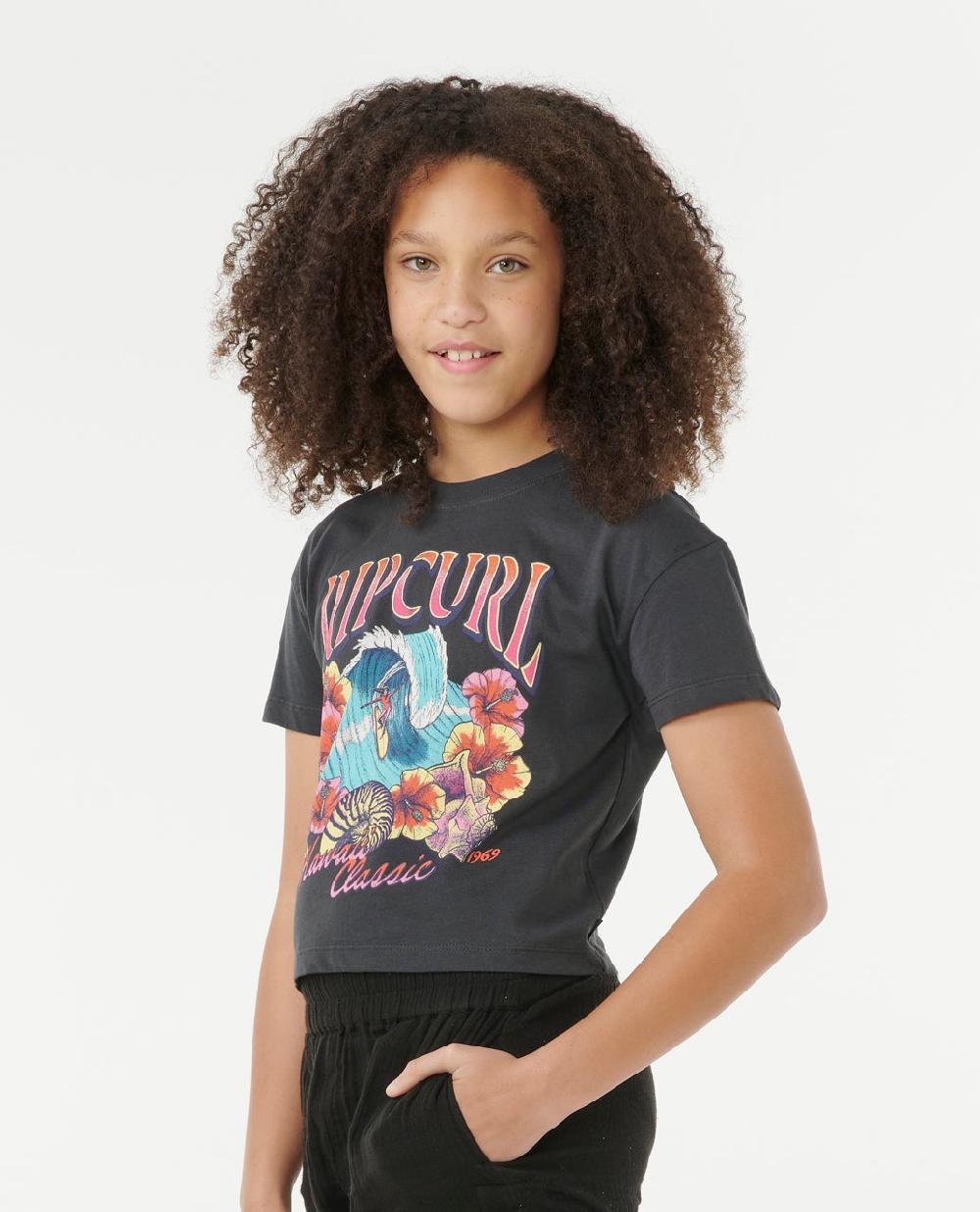 Rip Curl Hawaii Classic Crop Tee - Kids