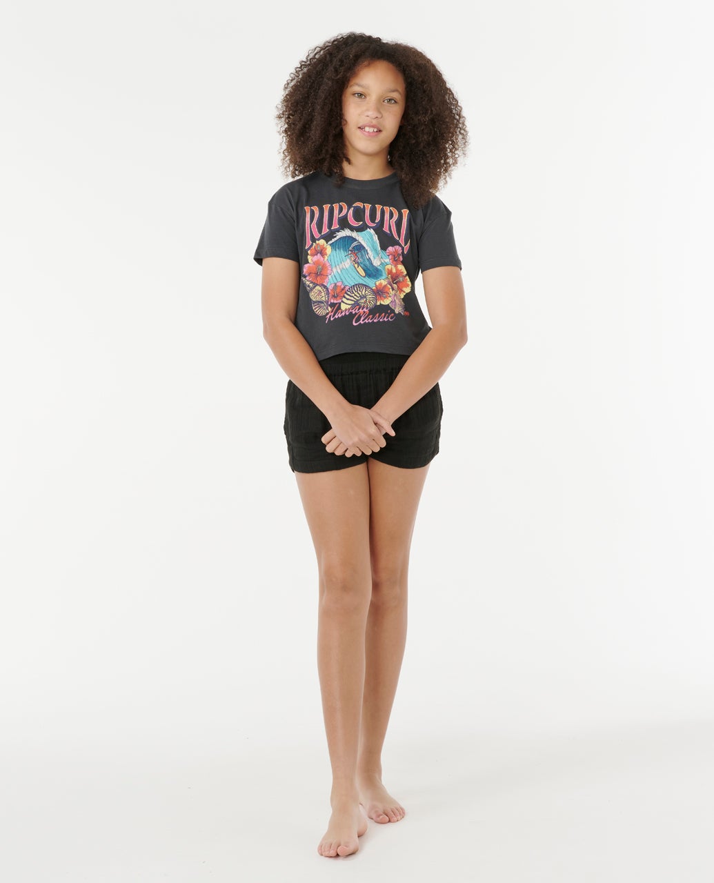 Rip Curl Hawaii Classic Crop Tee - Kids
