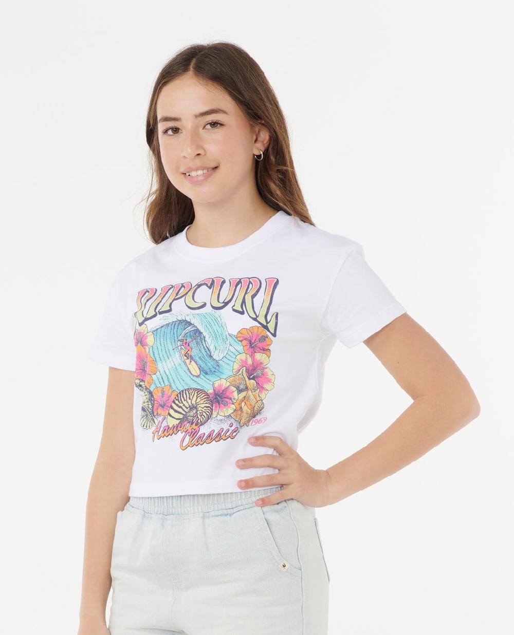 Rip Curl Hawaii Classic Crop Tee - Kids