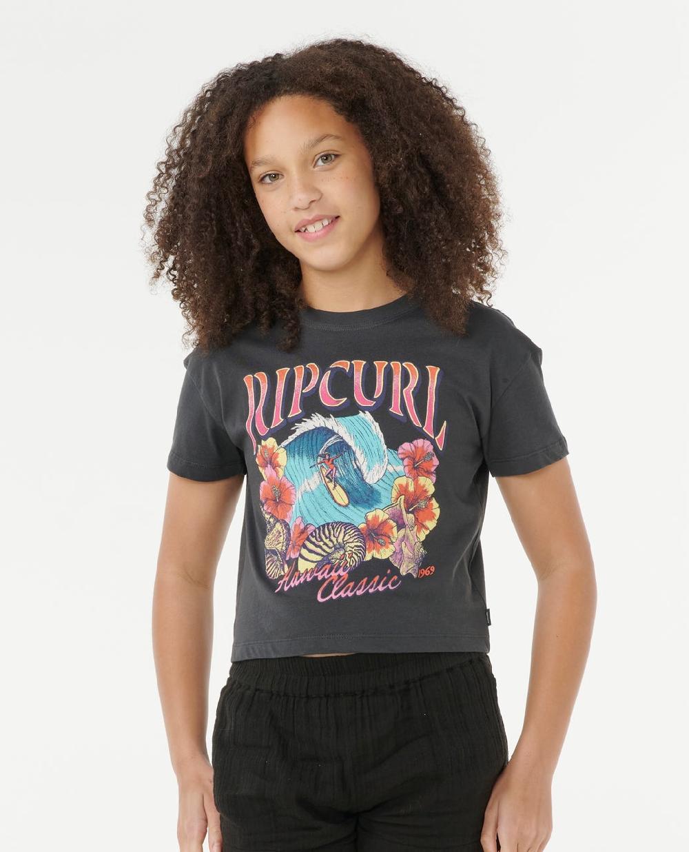 rip curl Hawaii Classic Crop Tee - Kids