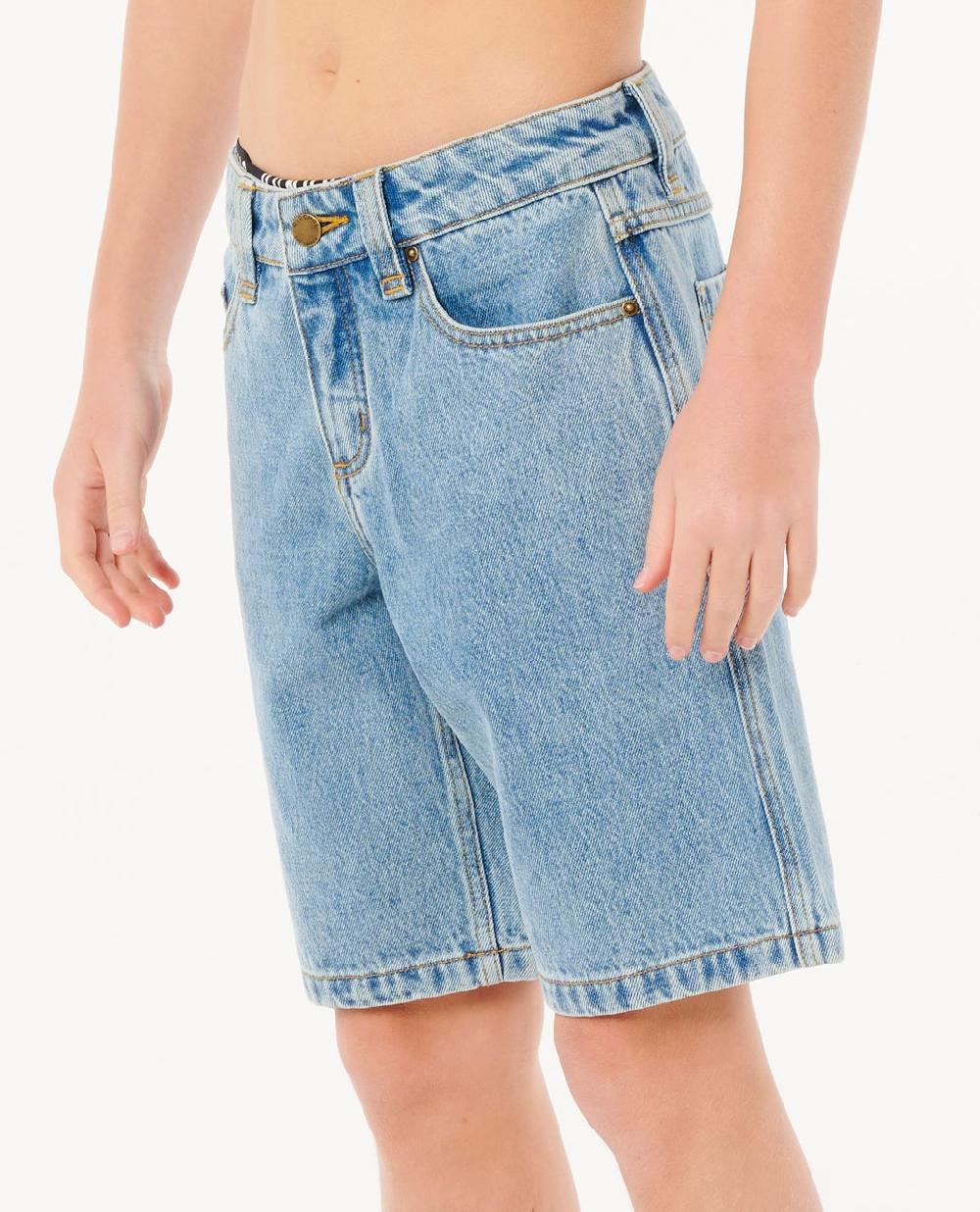 Rip Curl Hyped Up 20" Denim Walkshort - Kids