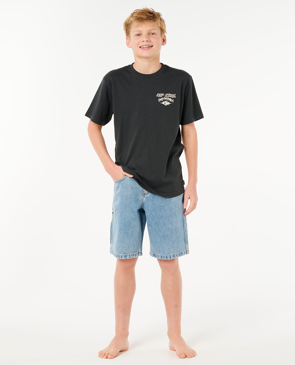 Rip Curl Hyped Up 20" Denim Walkshort - Kids