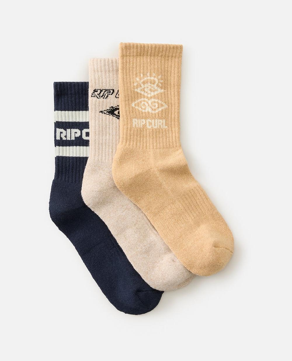 rip curl Icons Of Surf 3-Pack Socks