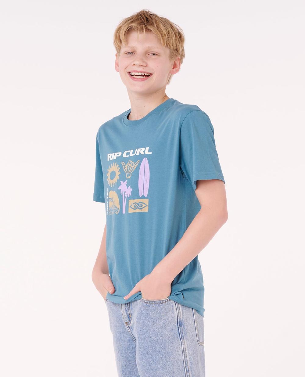 Rip Curl Island Paradiso Logo Tee - Kids