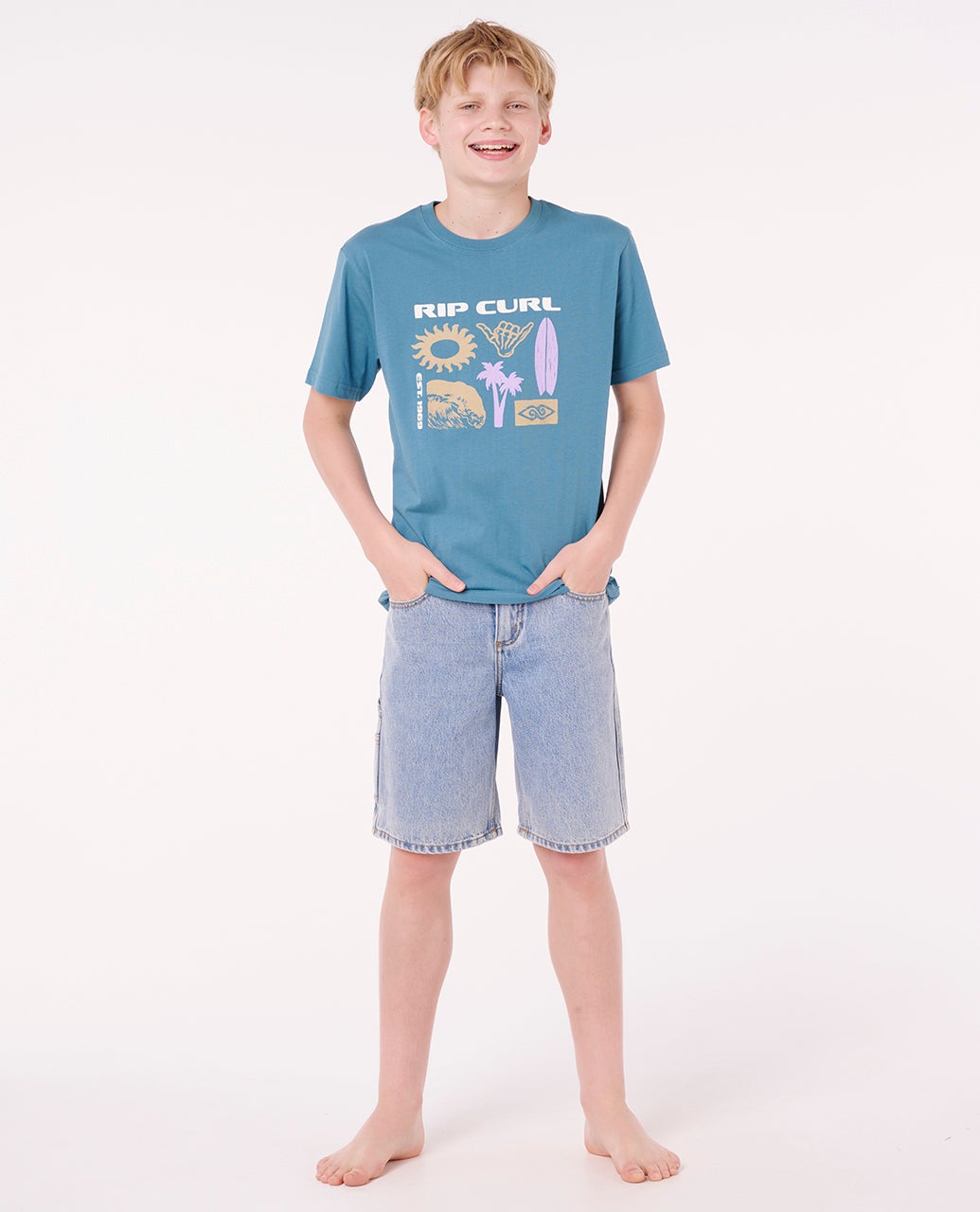 Rip Curl Island Paradiso Logo Tee - Kids