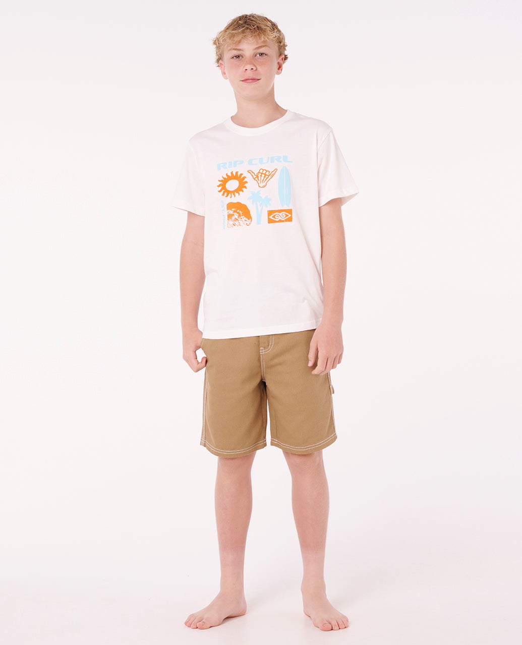 Rip Curl Island Paradiso Logo Tee - Kids