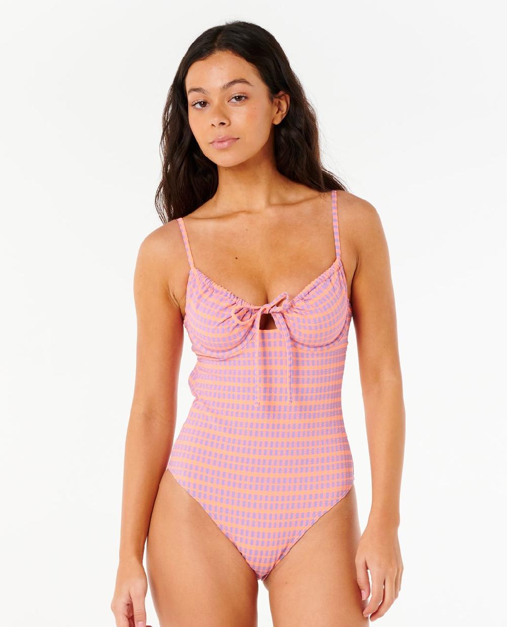 rip curl Isles Plaid Good Coverage One Piece