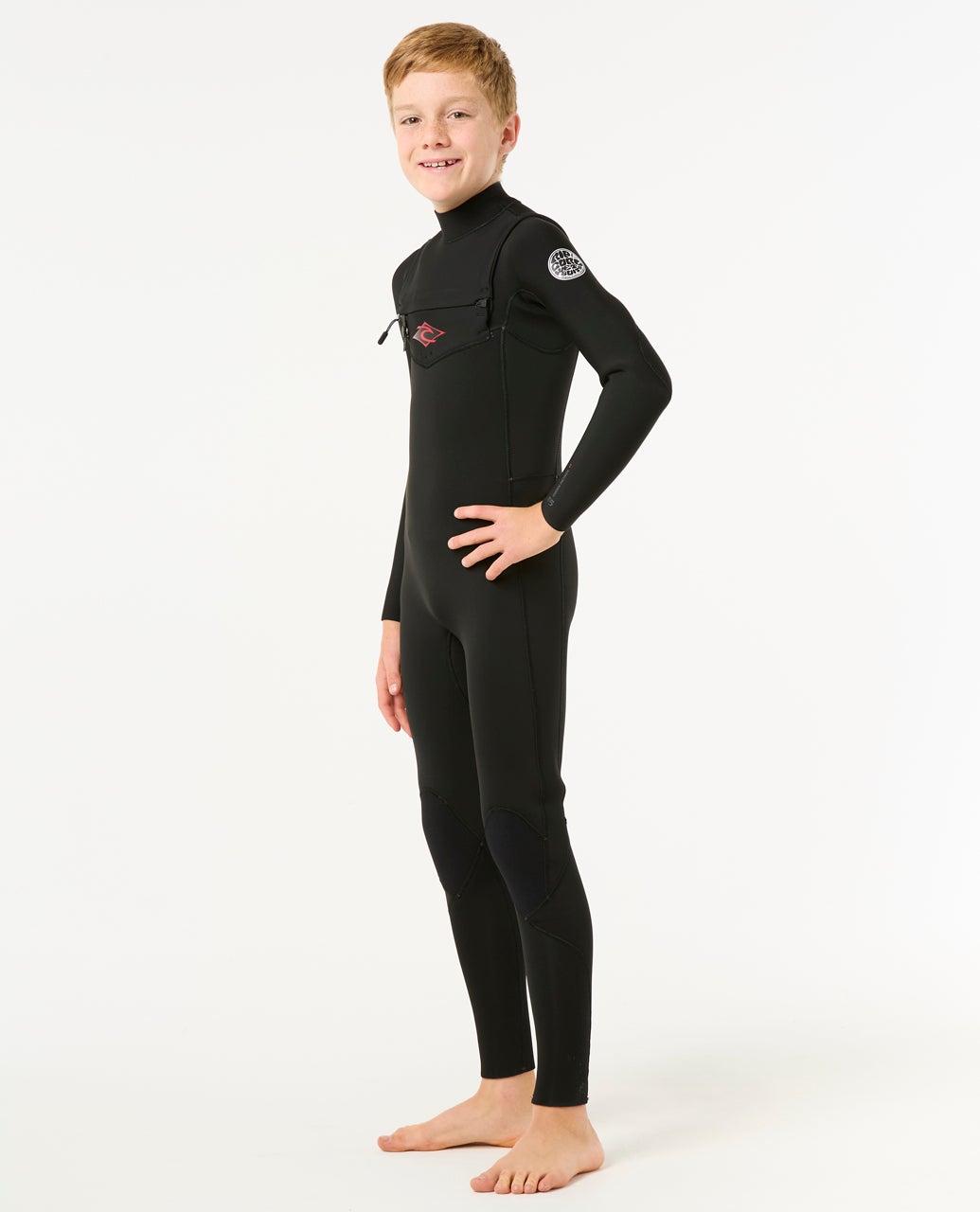 Rip Curl Kids Dawn Patrol 3/2 Chest Zip Steamer