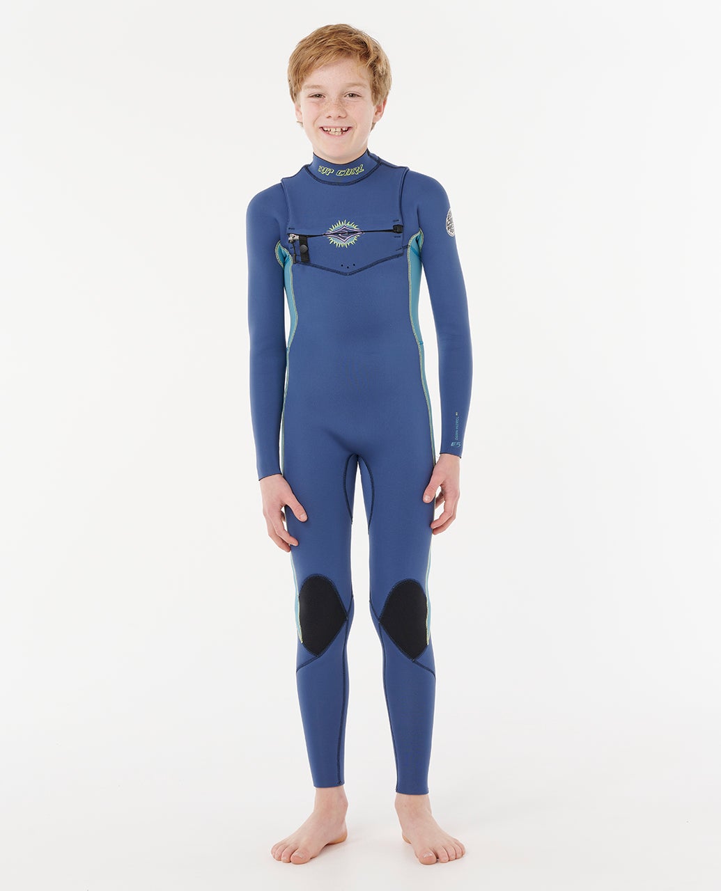 rip curl Kids Dawn Patrol 3/2 Chest Zip Steamer