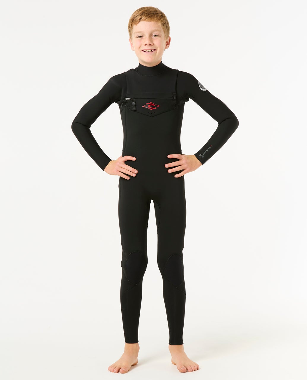 Rip Curl Kids Dawn Patrol 4/3 Chest Zip Steamer