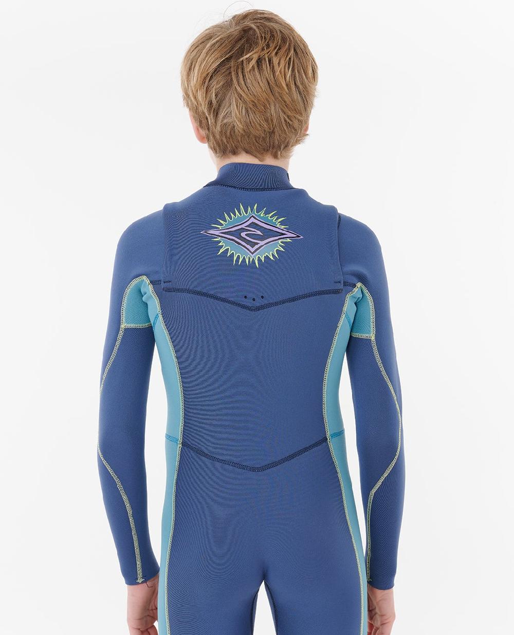 Rip Curl Kids Dawn Patrol 4/3 Chest Zip Steamer