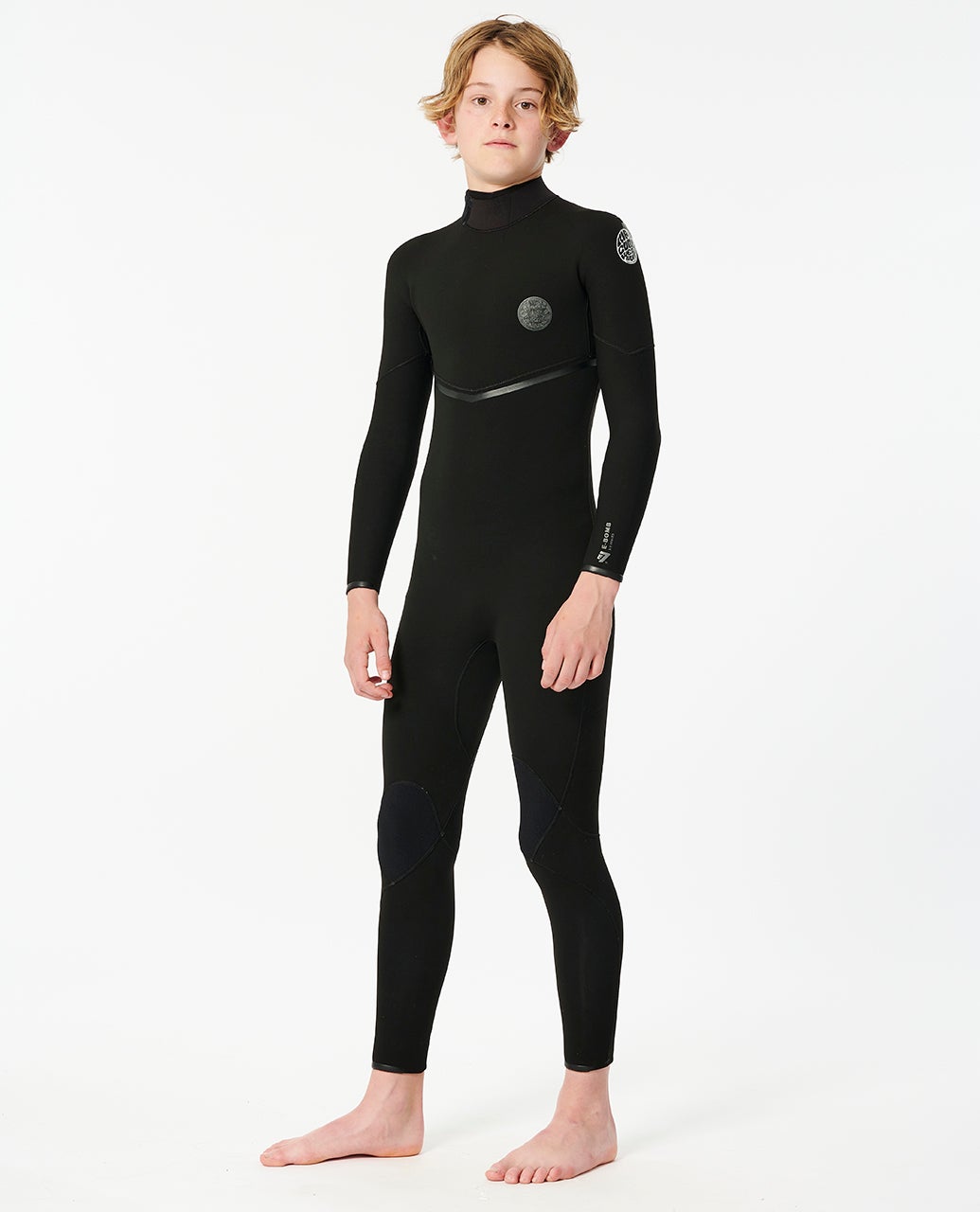 Rip Curl Kids E-Bomb Back Zip 3/2 Wetsuit
