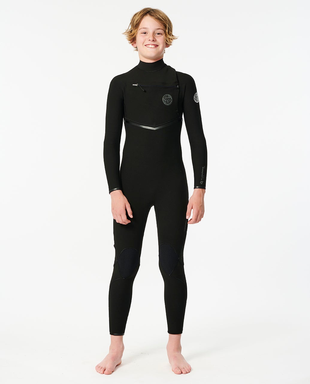 rip curl Kids Flashbomb 3/2 Chest Zip Wetsuit