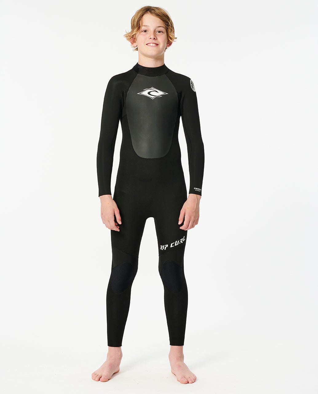 rip curl Kids Omega 3/2 Back Zip Wetsuit Steamer