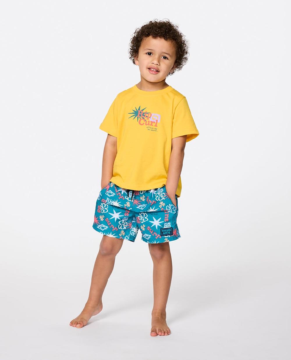 Rip Curl Let's See The Waves Tee - Kids