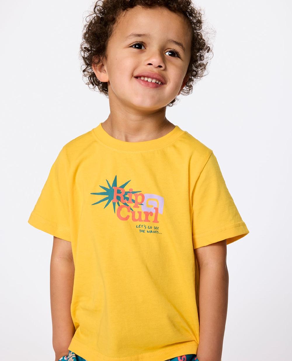 Rip Curl Let's See The Waves Tee - Kids